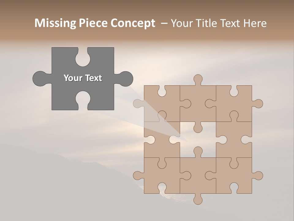 A Fogbow Instead Of A Rainbow Around The Sun PowerPoint Template