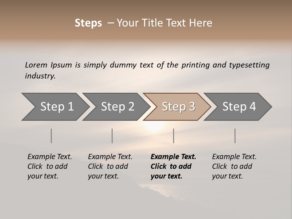A Fogbow Instead Of A Rainbow Around The Sun PowerPoint Template