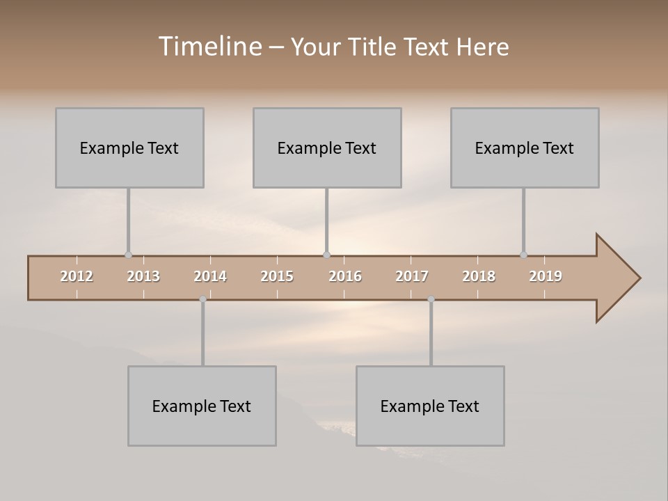 A Fogbow Instead Of A Rainbow Around The Sun PowerPoint Template
