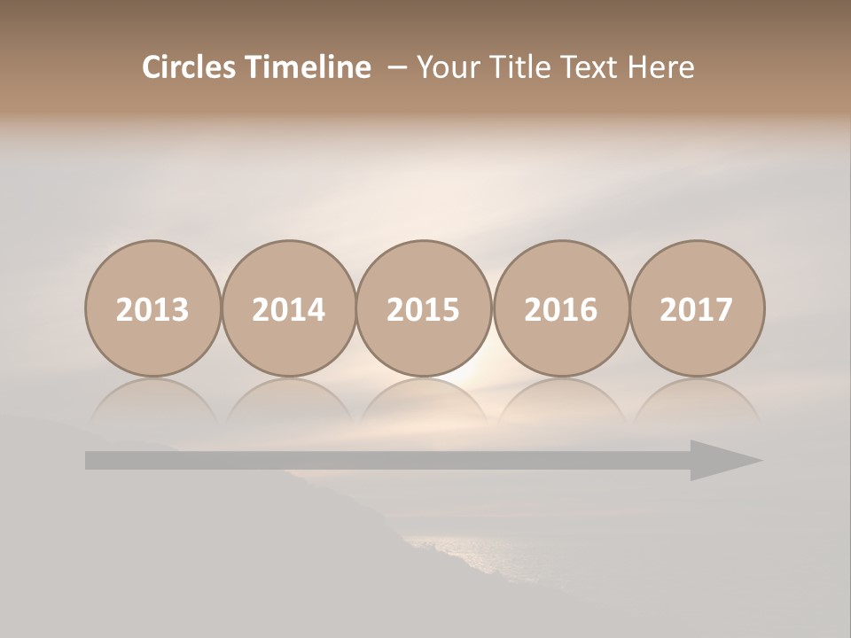 A Fogbow Instead Of A Rainbow Around The Sun PowerPoint Template
