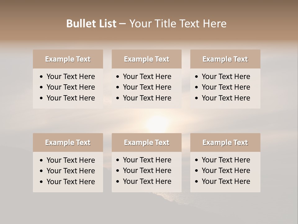 A Fogbow Instead Of A Rainbow Around The Sun PowerPoint Template