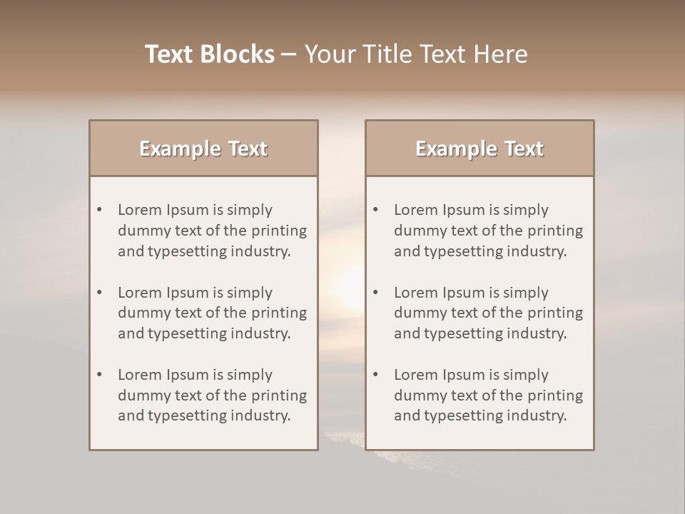 A Fogbow Instead Of A Rainbow Around The Sun PowerPoint Template