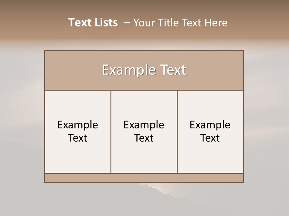 A Fogbow Instead Of A Rainbow Around The Sun PowerPoint Template