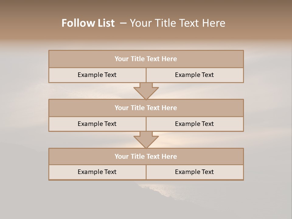 A Fogbow Instead Of A Rainbow Around The Sun PowerPoint Template