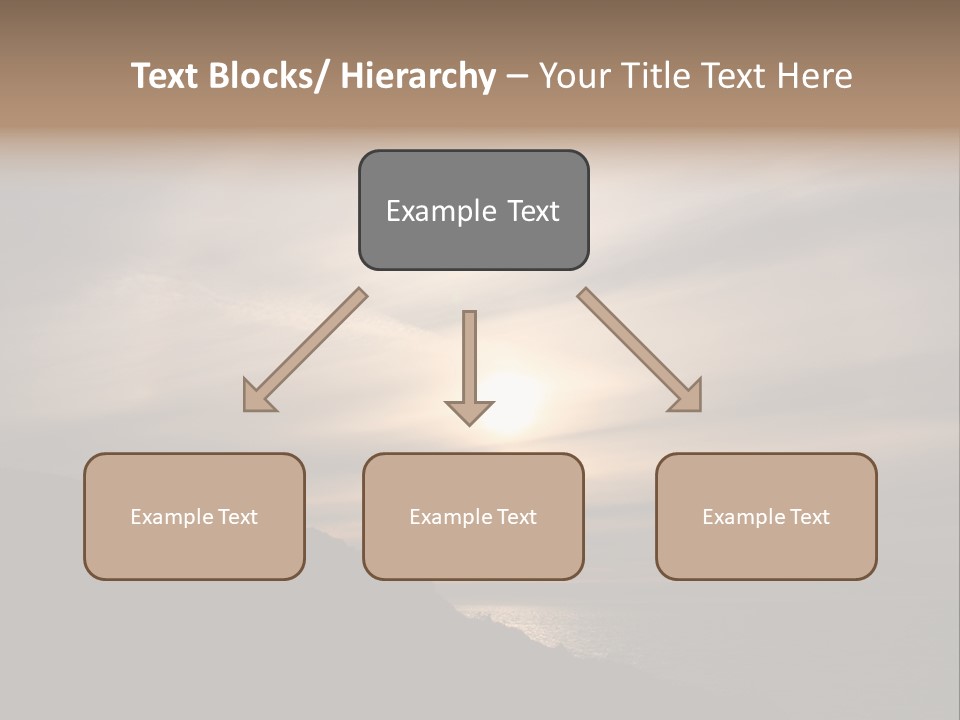 A Fogbow Instead Of A Rainbow Around The Sun PowerPoint Template