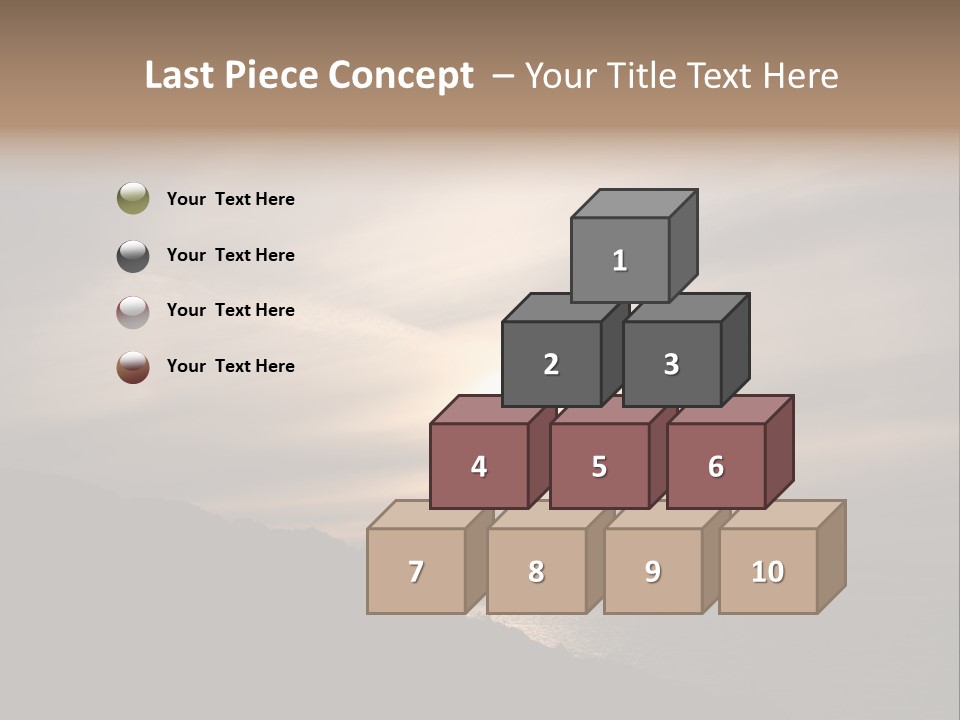 A Fogbow Instead Of A Rainbow Around The Sun PowerPoint Template
