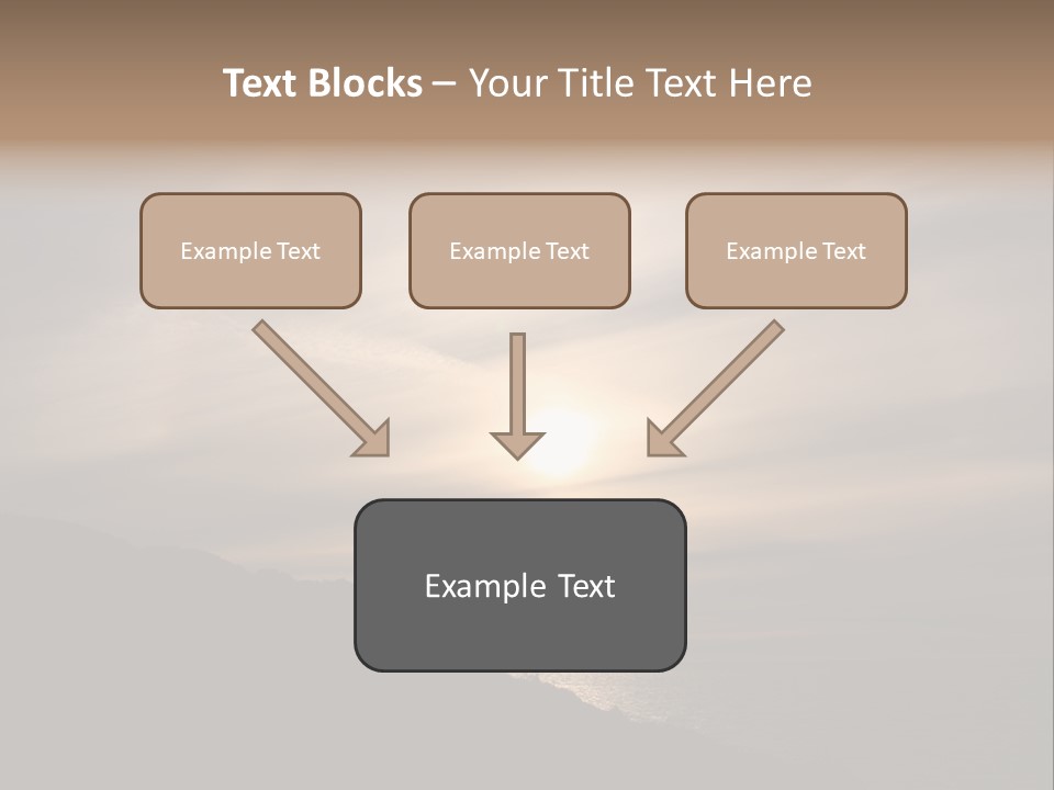A Fogbow Instead Of A Rainbow Around The Sun PowerPoint Template