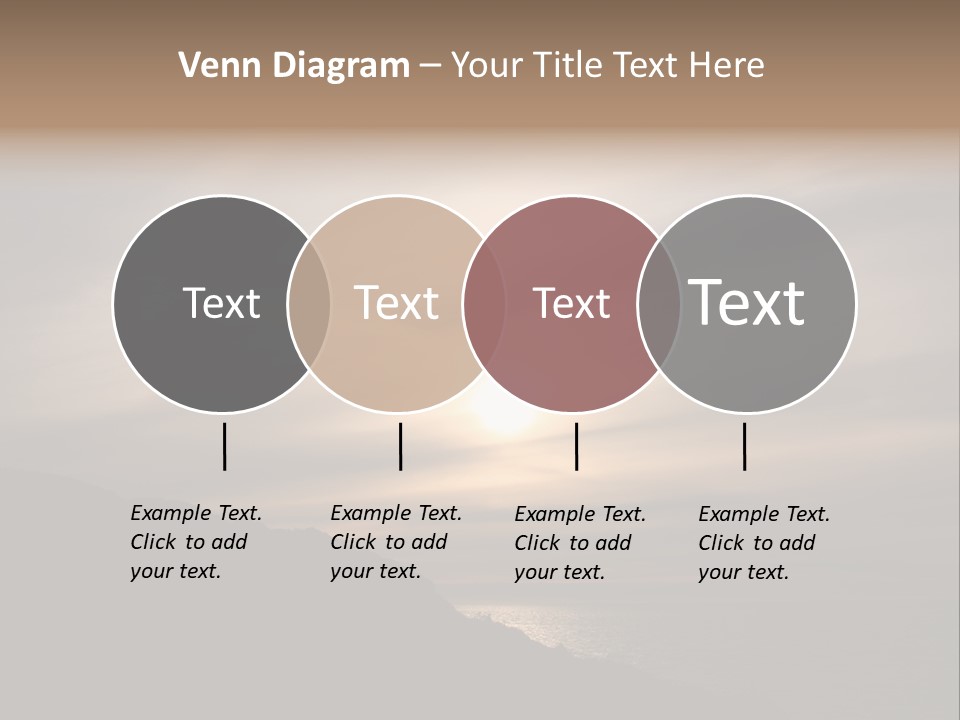 A Fogbow Instead Of A Rainbow Around The Sun PowerPoint Template