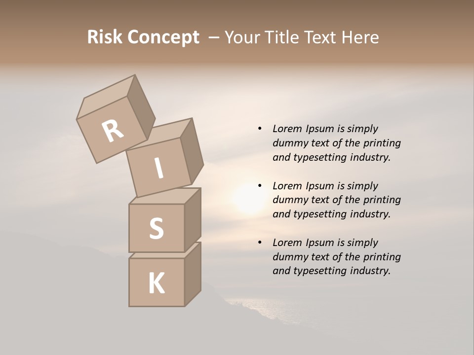 A Fogbow Instead Of A Rainbow Around The Sun PowerPoint Template