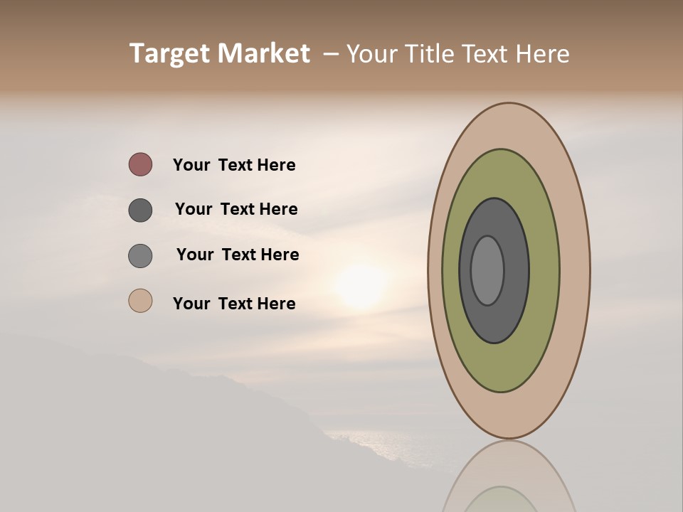 A Fogbow Instead Of A Rainbow Around The Sun PowerPoint Template