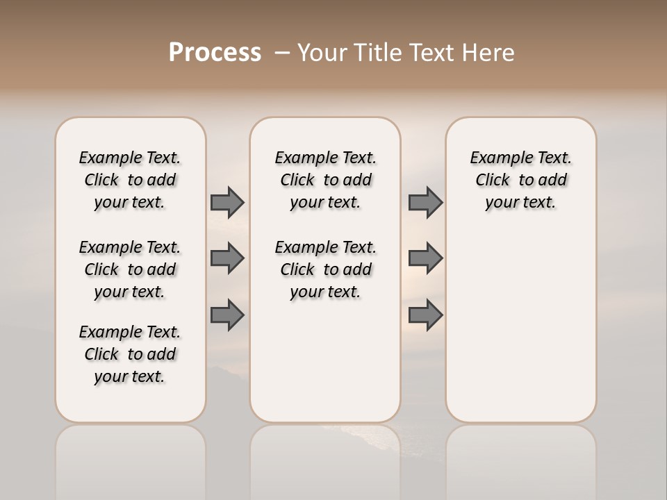 A Fogbow Instead Of A Rainbow Around The Sun PowerPoint Template