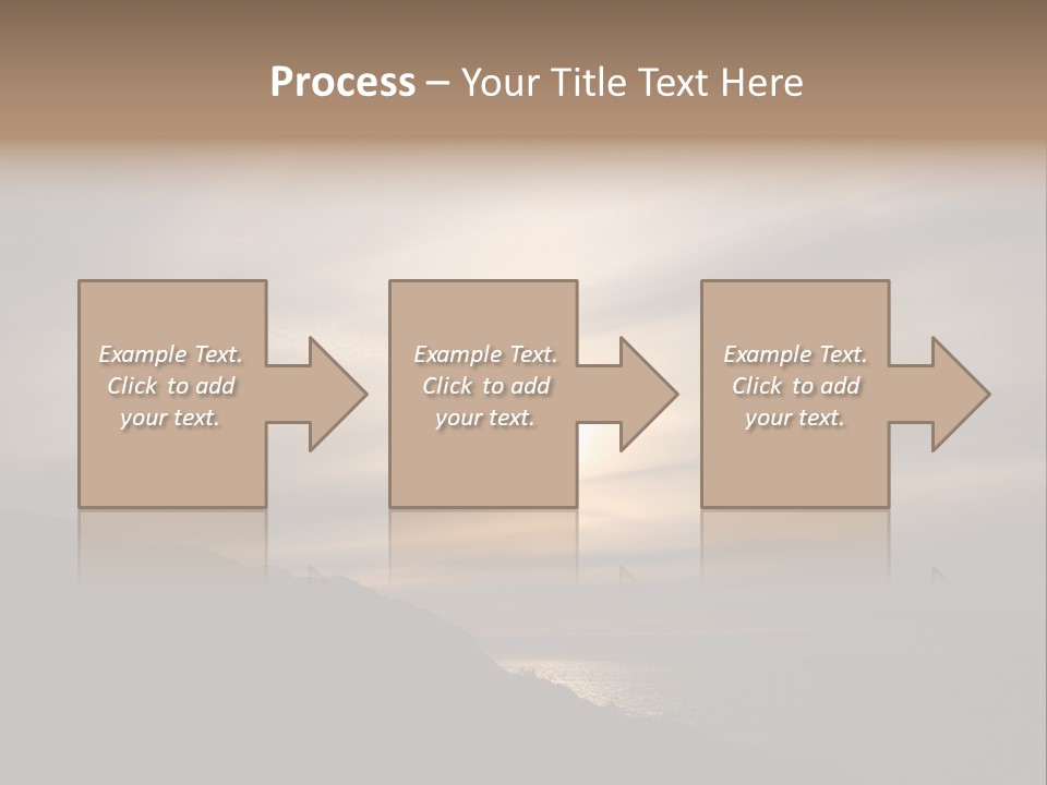 A Fogbow Instead Of A Rainbow Around The Sun PowerPoint Template