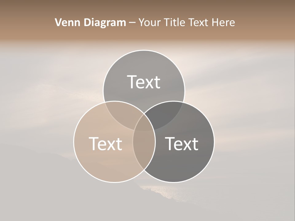 A Fogbow Instead Of A Rainbow Around The Sun PowerPoint Template