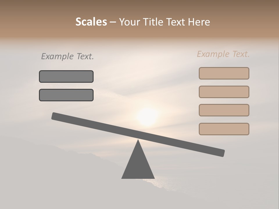 A Fogbow Instead Of A Rainbow Around The Sun PowerPoint Template