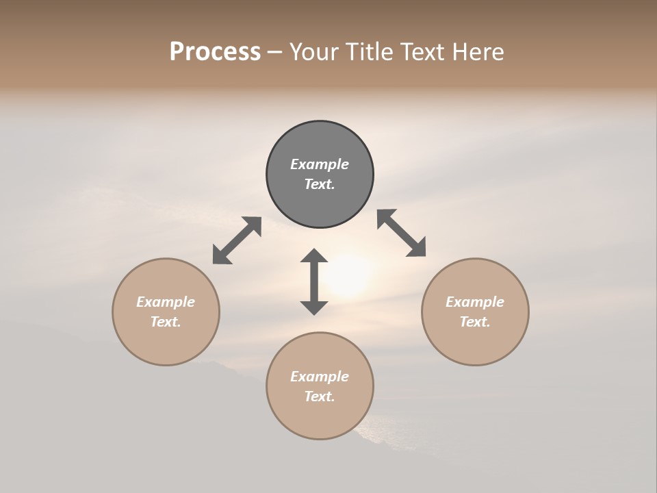 A Fogbow Instead Of A Rainbow Around The Sun PowerPoint Template