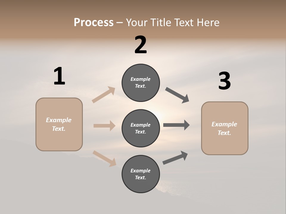 A Fogbow Instead Of A Rainbow Around The Sun PowerPoint Template