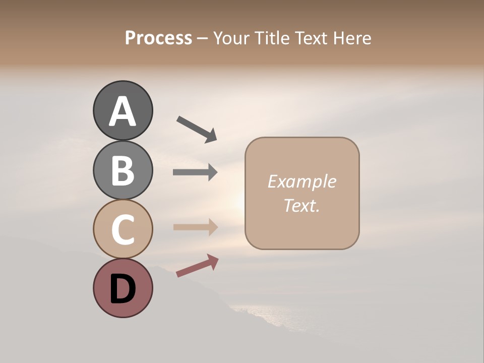 A Fogbow Instead Of A Rainbow Around The Sun PowerPoint Template