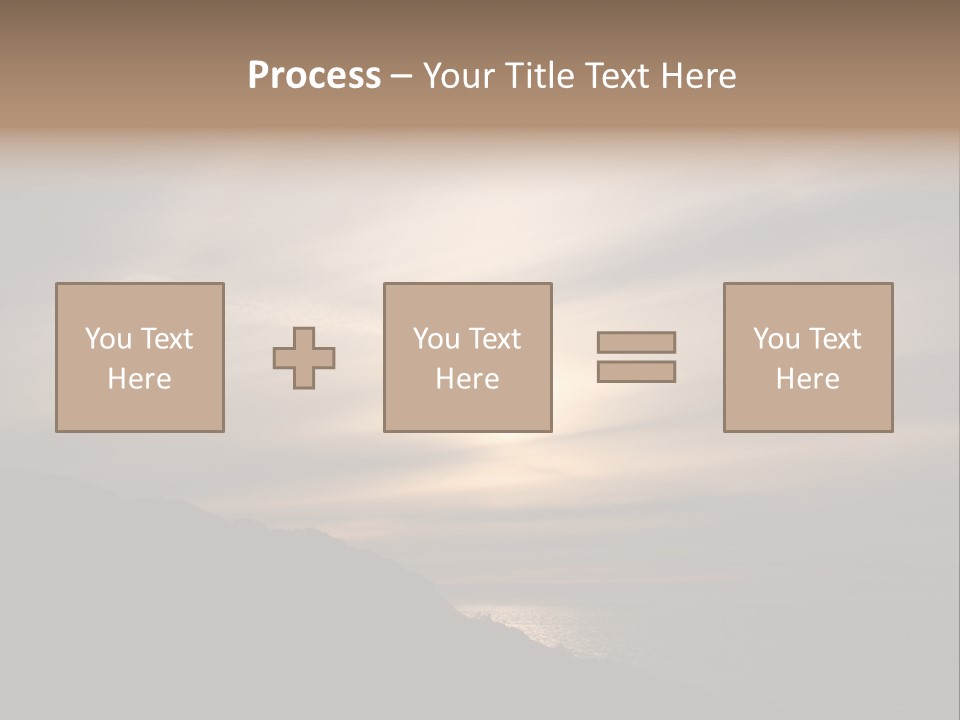 A Fogbow Instead Of A Rainbow Around The Sun PowerPoint Template