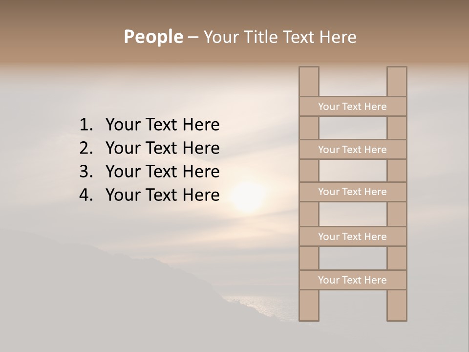 A Fogbow Instead Of A Rainbow Around The Sun PowerPoint Template