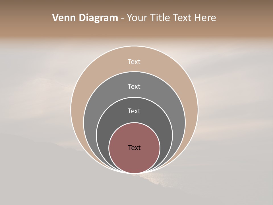 A Fogbow Instead Of A Rainbow Around The Sun PowerPoint Template