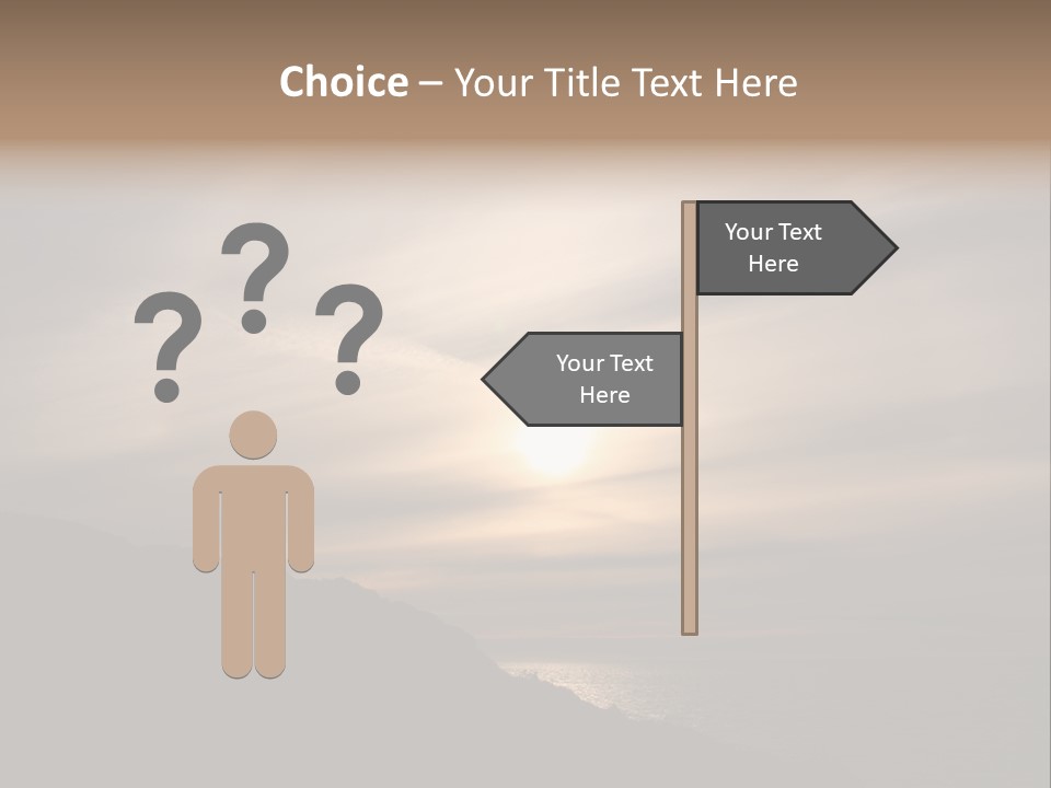 A Fogbow Instead Of A Rainbow Around The Sun PowerPoint Template