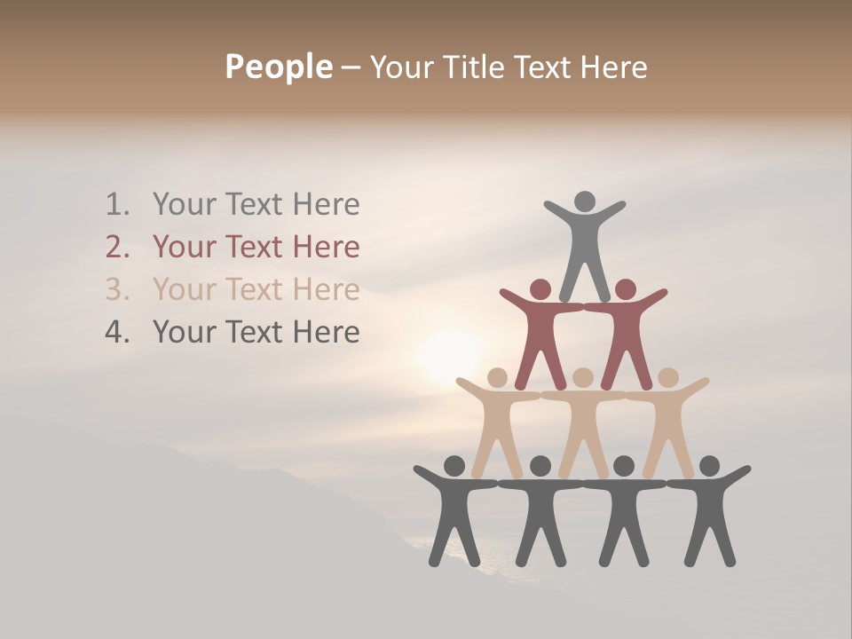 A Fogbow Instead Of A Rainbow Around The Sun PowerPoint Template