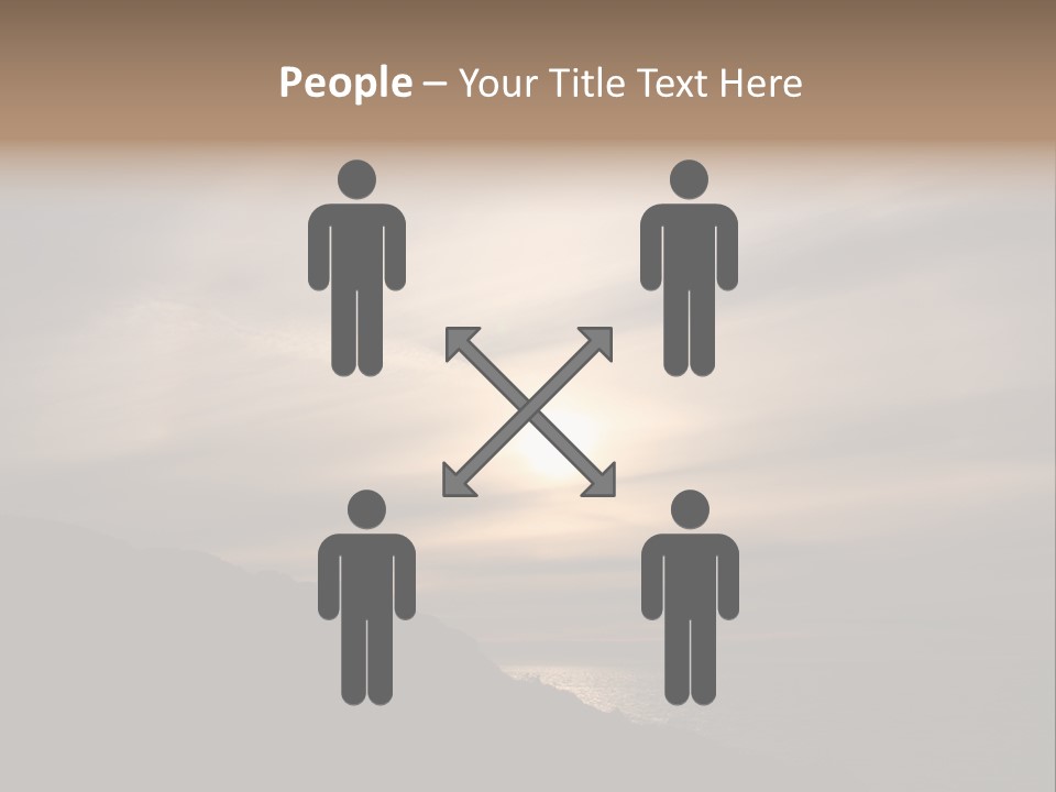 A Fogbow Instead Of A Rainbow Around The Sun PowerPoint Template