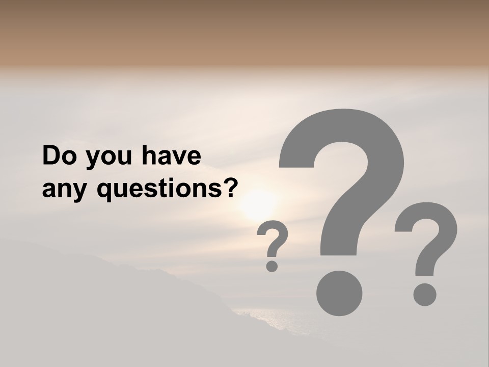 A Fogbow Instead Of A Rainbow Around The Sun PowerPoint Template