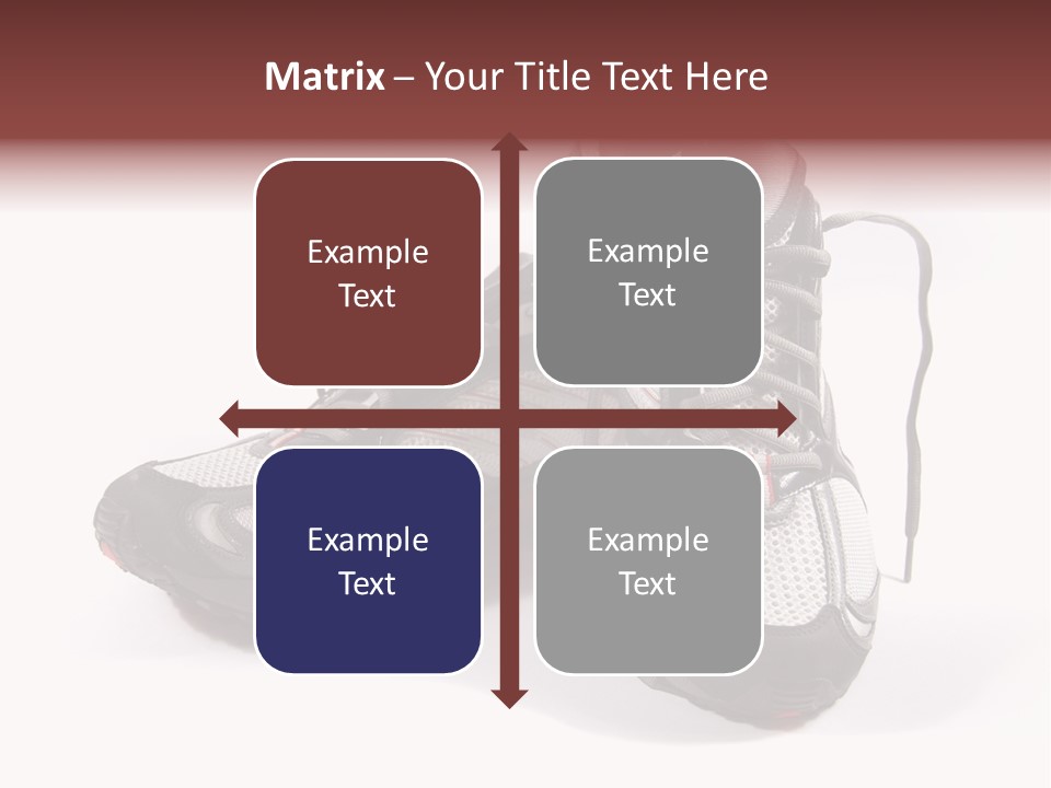 A Pair Of Brand New Running Shoes PowerPoint Template