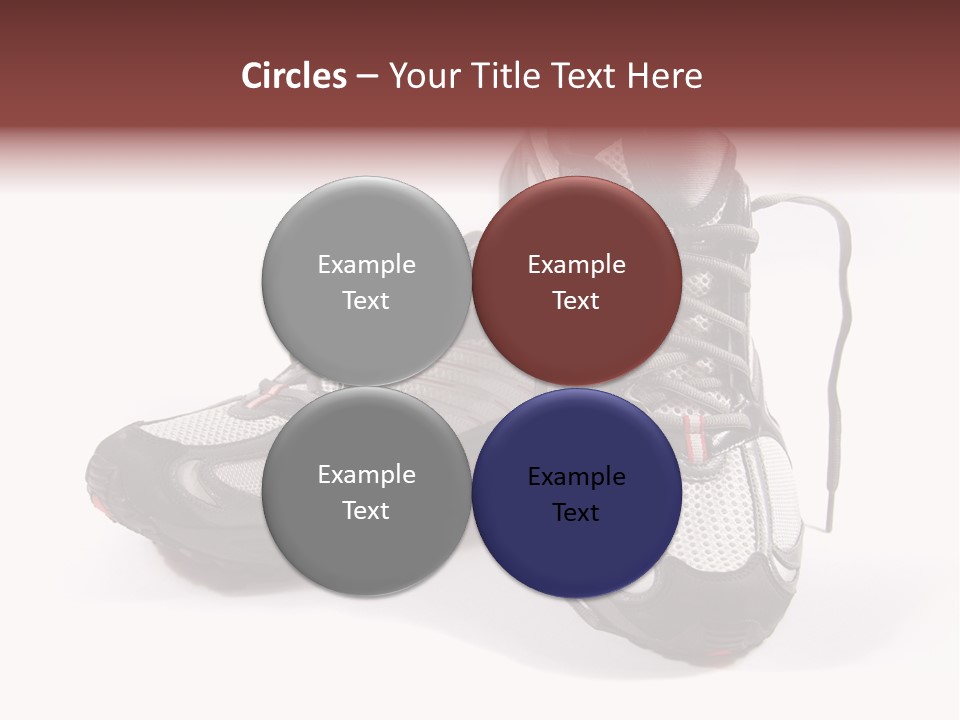 A Pair Of Brand New Running Shoes PowerPoint Template