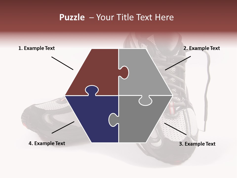 A Pair Of Brand New Running Shoes PowerPoint Template