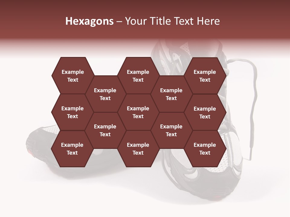 A Pair Of Brand New Running Shoes PowerPoint Template