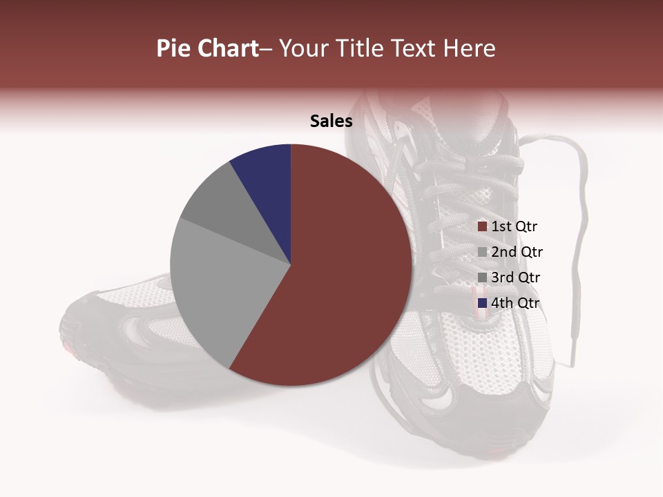 A Pair Of Brand New Running Shoes PowerPoint Template