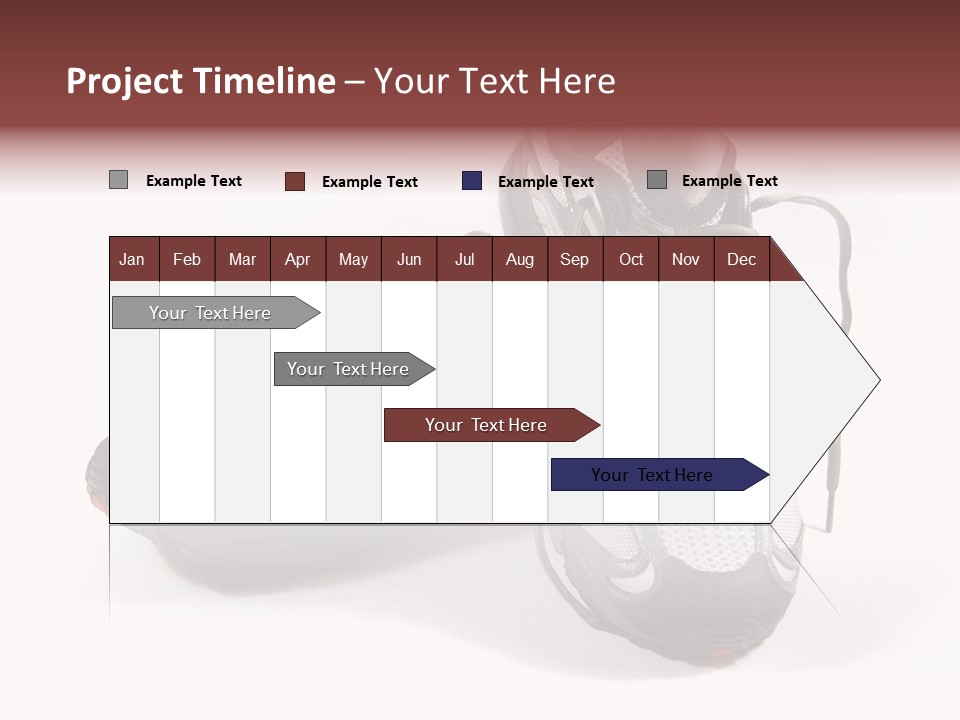 A Pair Of Brand New Running Shoes PowerPoint Template