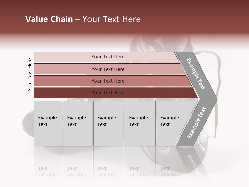 A Pair Of Brand New Running Shoes PowerPoint Template