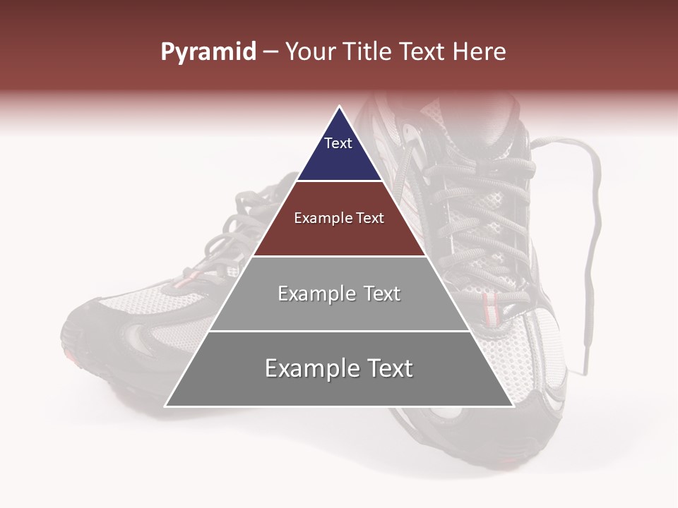 A Pair Of Brand New Running Shoes PowerPoint Template