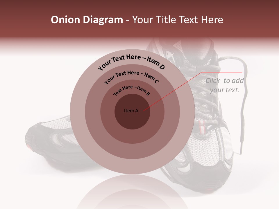 A Pair Of Brand New Running Shoes PowerPoint Template