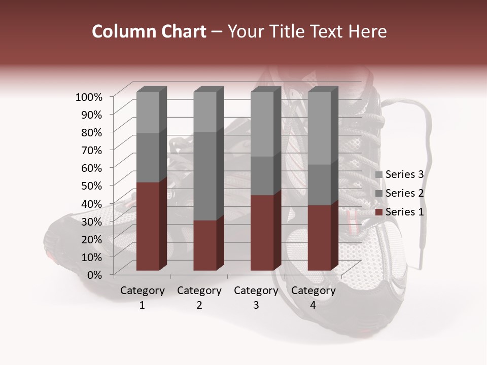 A Pair Of Brand New Running Shoes PowerPoint Template