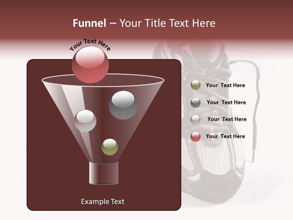 A Pair Of Brand New Running Shoes PowerPoint Template