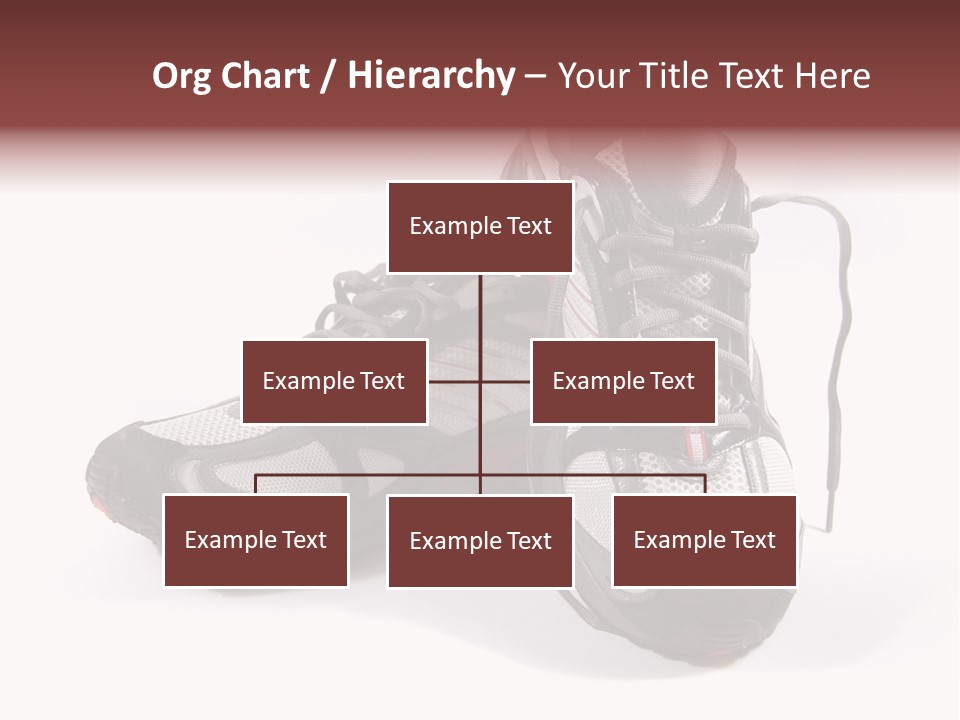 A Pair Of Brand New Running Shoes PowerPoint Template