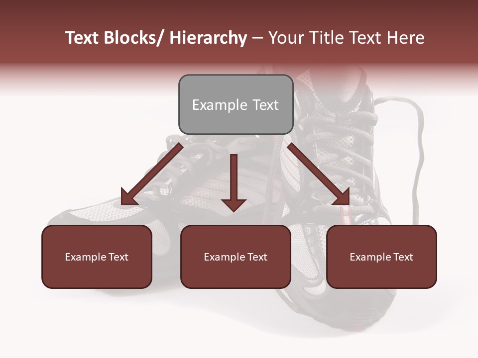 A Pair Of Brand New Running Shoes PowerPoint Template
