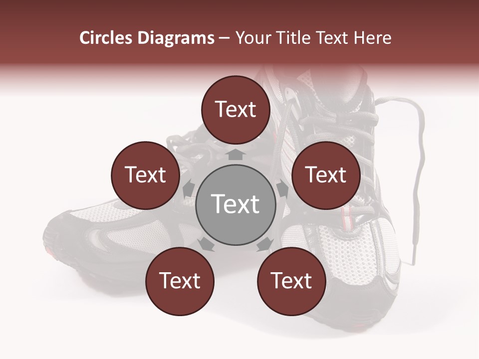 A Pair Of Brand New Running Shoes PowerPoint Template