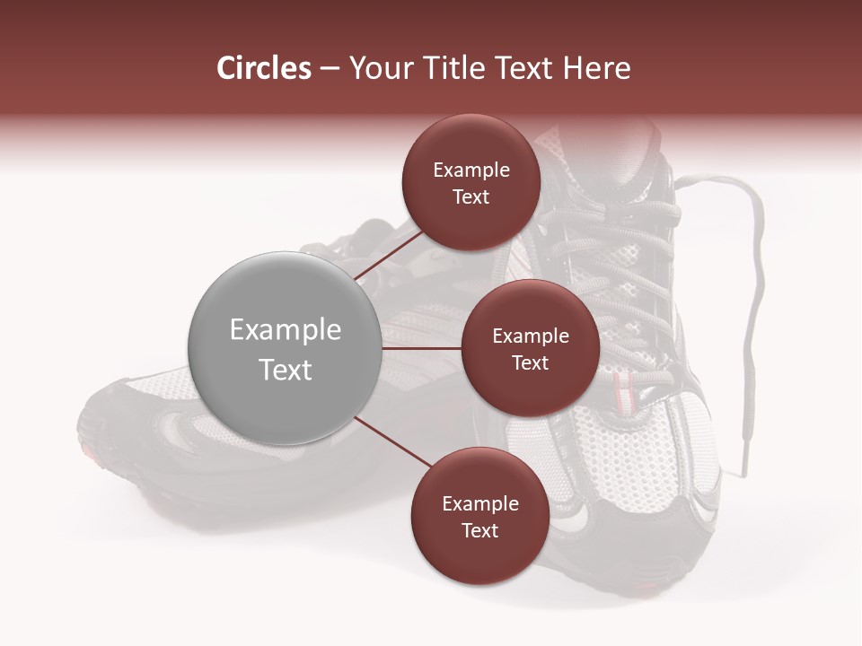 A Pair Of Brand New Running Shoes PowerPoint Template