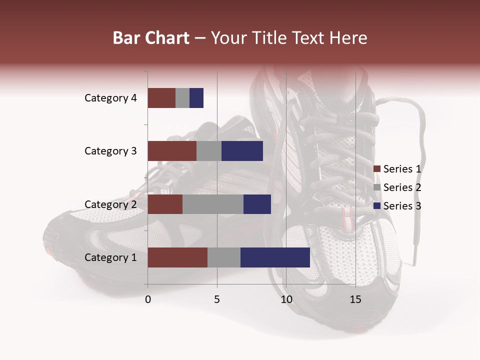 A Pair Of Brand New Running Shoes PowerPoint Template