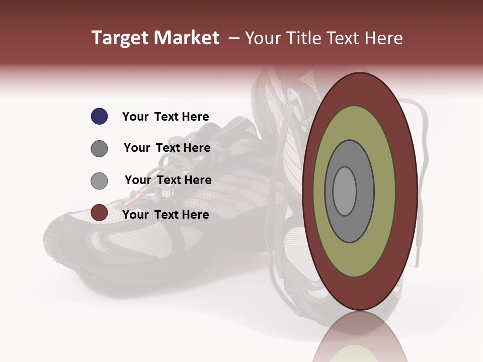A Pair Of Brand New Running Shoes PowerPoint Template