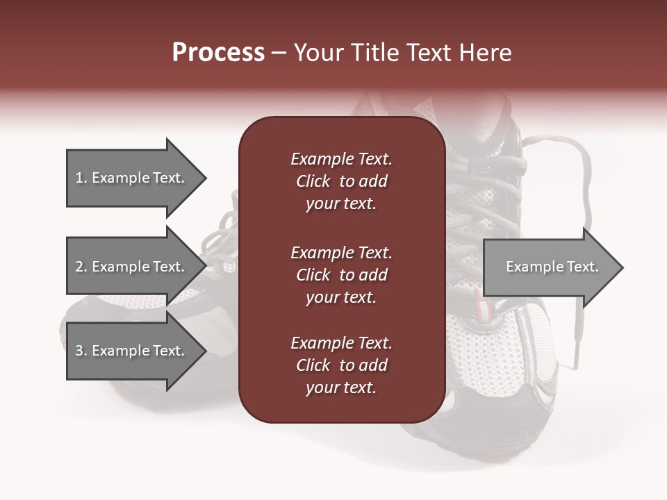 A Pair Of Brand New Running Shoes PowerPoint Template