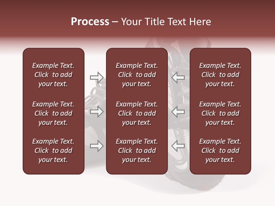 A Pair Of Brand New Running Shoes PowerPoint Template