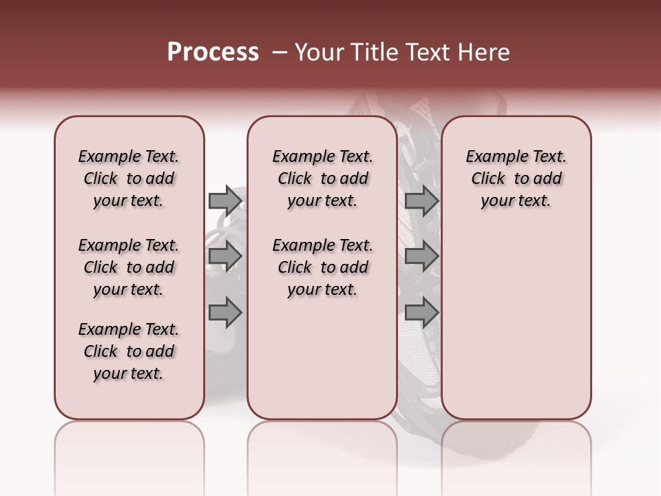 A Pair Of Brand New Running Shoes PowerPoint Template