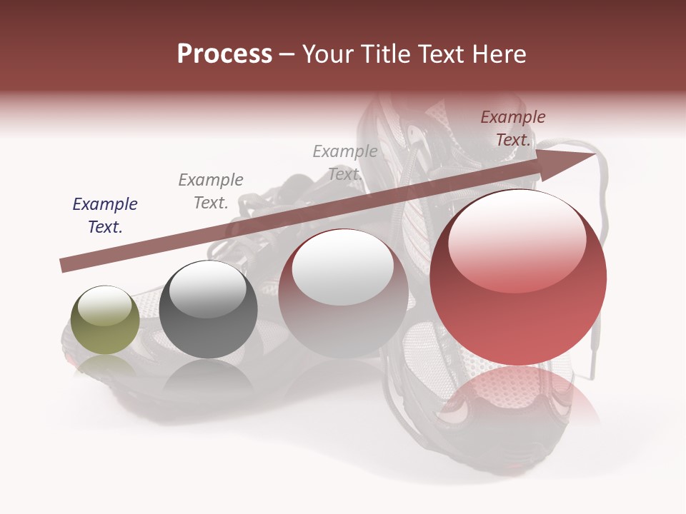 A Pair Of Brand New Running Shoes PowerPoint Template