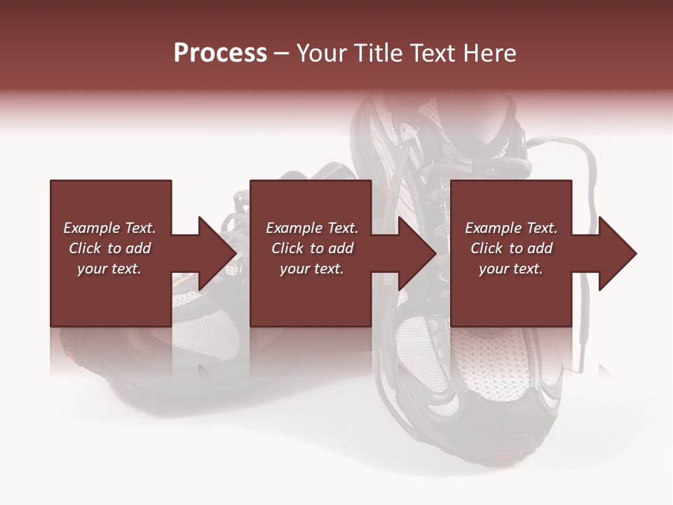 A Pair Of Brand New Running Shoes PowerPoint Template